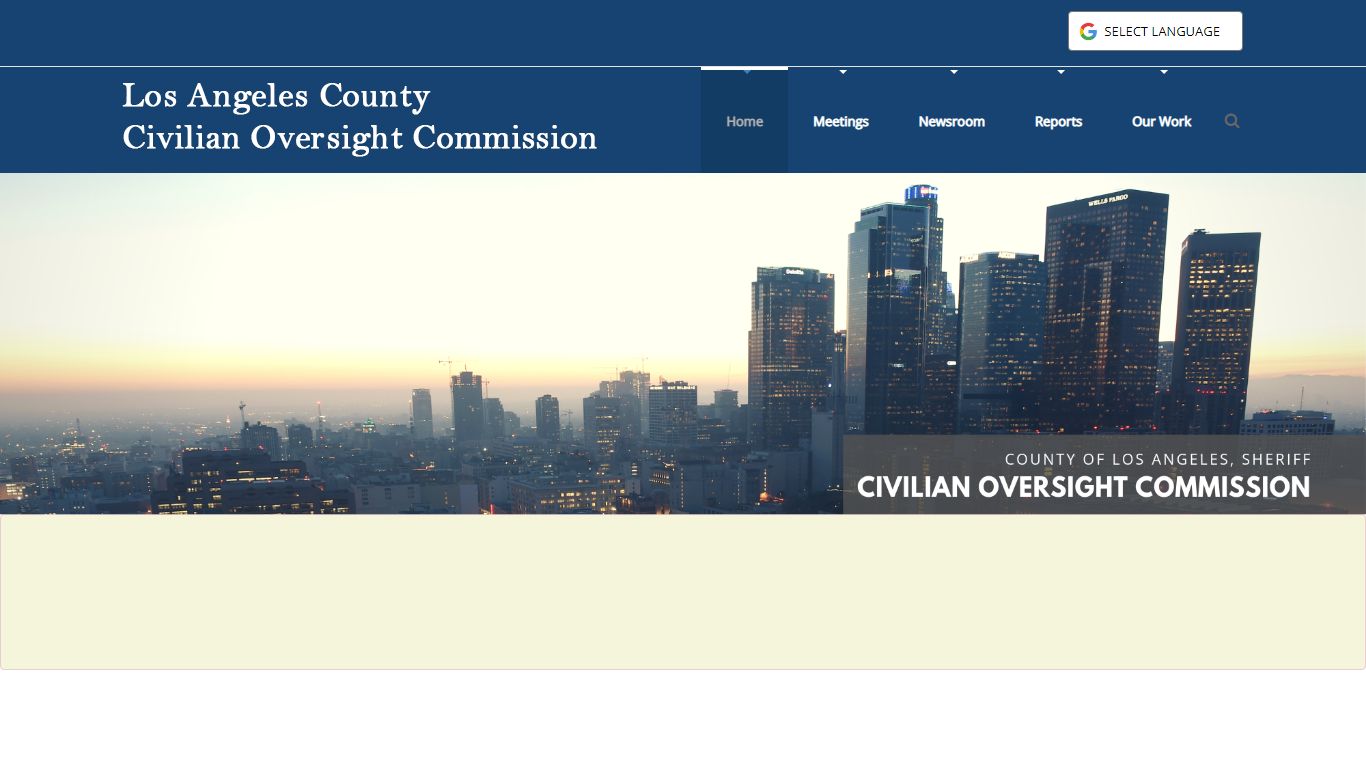 Civilian Oversight Commission > Home